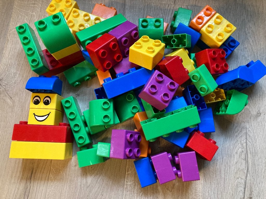 Grote Quatro Lego blokken, Kinderen en Baby's, Ophalen of Verzenden, Zo goed als nieuw, Losse stenen, Lego