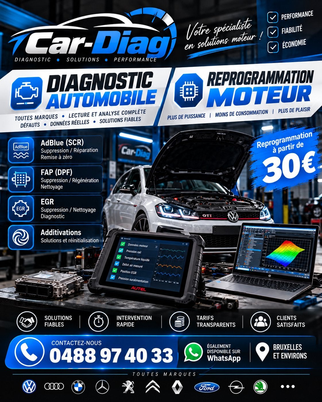 Diagnose 7/7, Ophalen, Nieuw, Volkswagen
