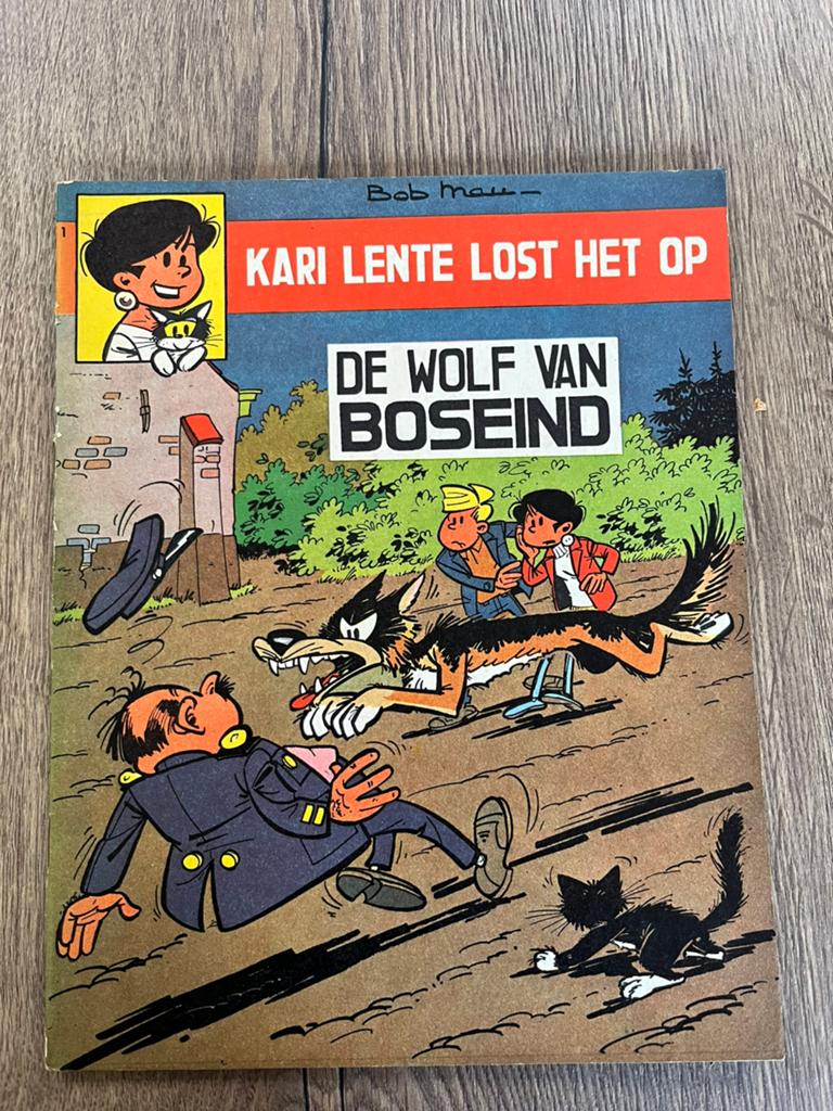 Kari lente - de wolf van boseind origineel 1965, Boeken, Ophalen of Verzenden, Gelezen