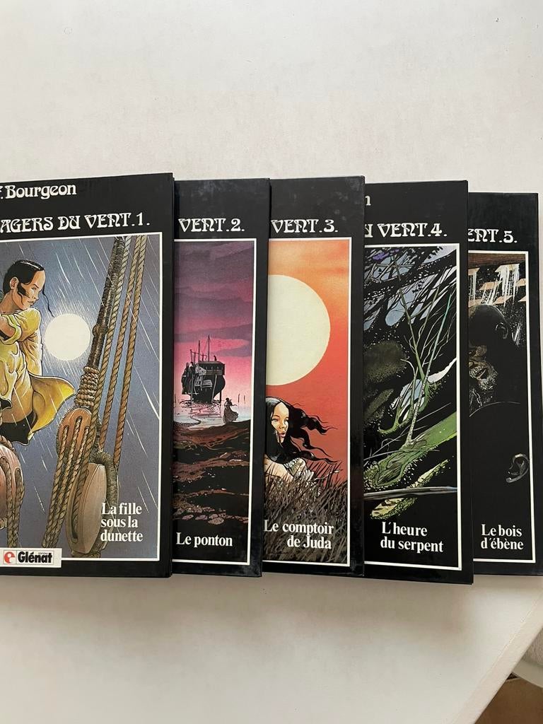 BD Les Passagers du Vent de F. Bourgeon 5 Tomes, Livres, Série complète ou Série, Enlèvement, Utilisé