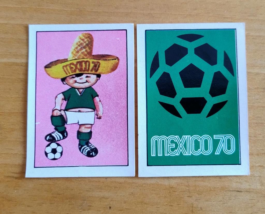 Panini Mexico 70 Mascotte Juanito & Poster Mexico 70, Hobby en Vrije tijd, Verzenden, Zo goed als nieuw
