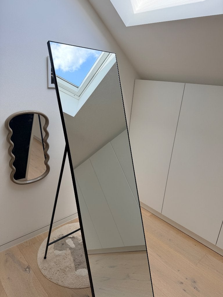 Spiegel, Huis en Inrichting, Woonaccessoires | Spiegels, Ophalen, Minder dan 50 cm, 100 tot 150 cm, Zo goed als nieuw