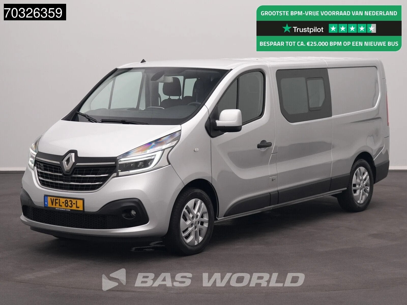 Renault Trafic 145pk Automaat Dubbel Cabine L2H1 Trekhaak LE, Auto's, Automaat, Stof, Gebruikt, 4 cilinders