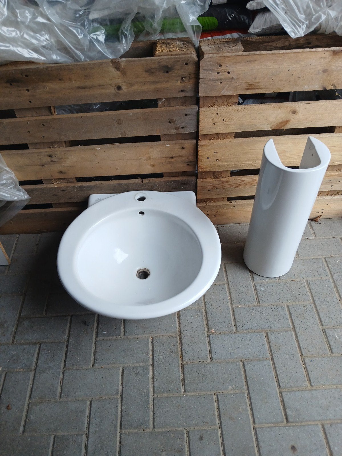 grote lavabo, Bricolage & Construction, Enlèvement, Comme neuf, Pierre, Lavabo