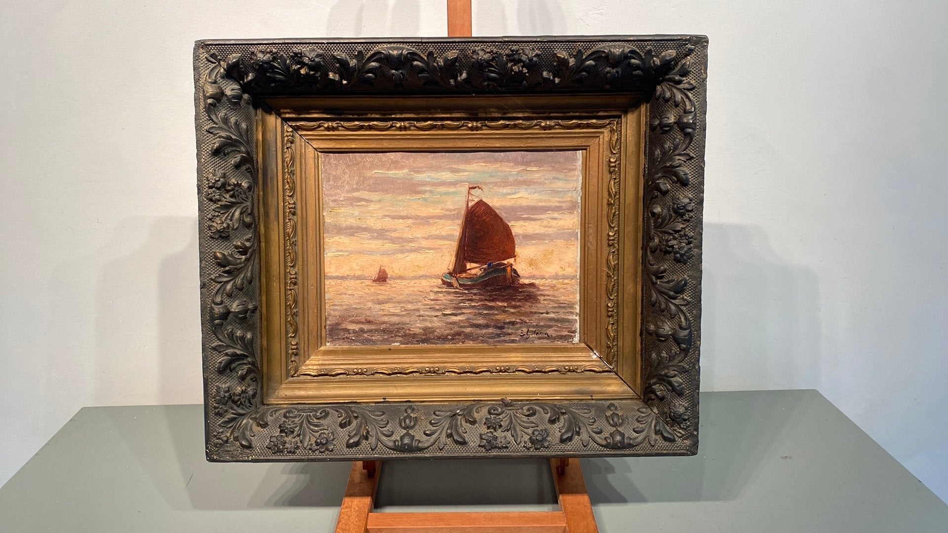 Eind 19de eeuw Nederlandse School, Antiek en Kunst, Kunst | Schilderijen | Klassiek, Ophalen, Maritiem / water, Nederlandse school