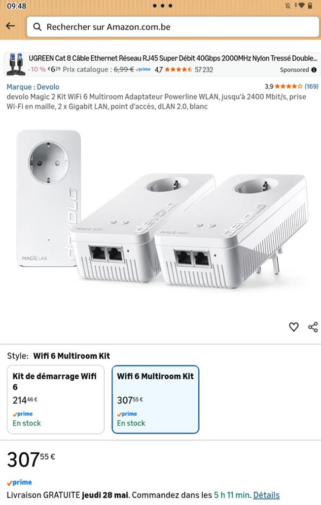 Devolo Magic 2 Wifi 6 - Magic lan + 2 bornes - blanc, Informatique & Logiciels, Enlèvement