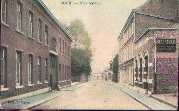DOUR « Rue Neuve» - phototypie Marco Marcovici, Bxl (1911), Envoi, Avant 1920, Affranchie, Hainaut