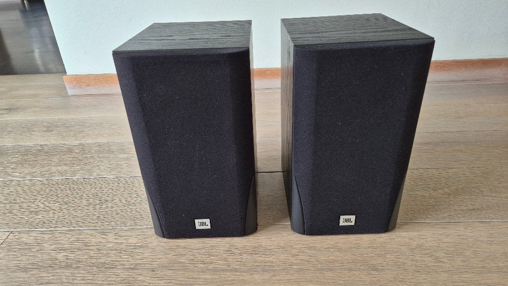 JBL TLX200 luidsprekerset, Ophalen, Gebruikt, Front, Rear of Stereo speakers, JBL