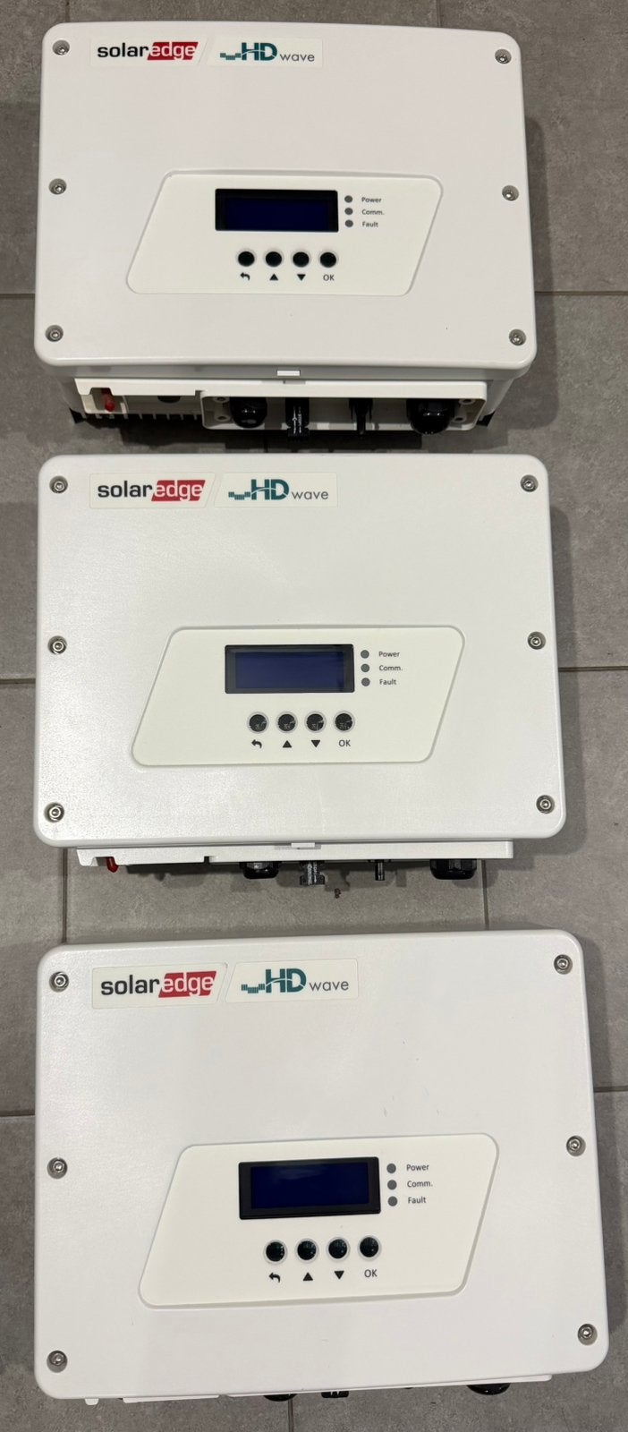 3x onduleur SolarEdge SE3000H HD-Wave 3 kW — monophasé, Enlèvement, Comme neuf