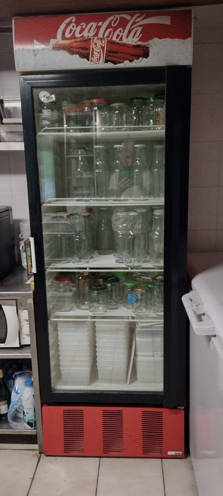 drankenkoelkast, Ophalen, Rood, Overige merken, Glas