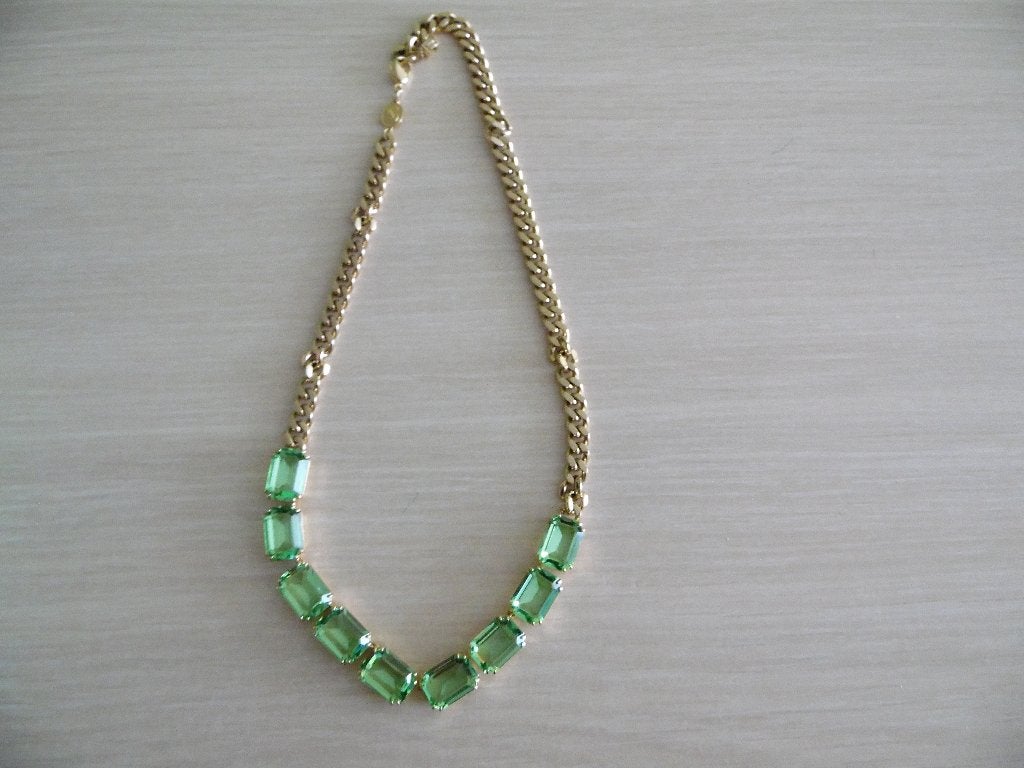 COLLIER    SWAROSKI    MILLENIA, Comme neuf, Jaune, Enlèvement ou Envoi, Avec cristal