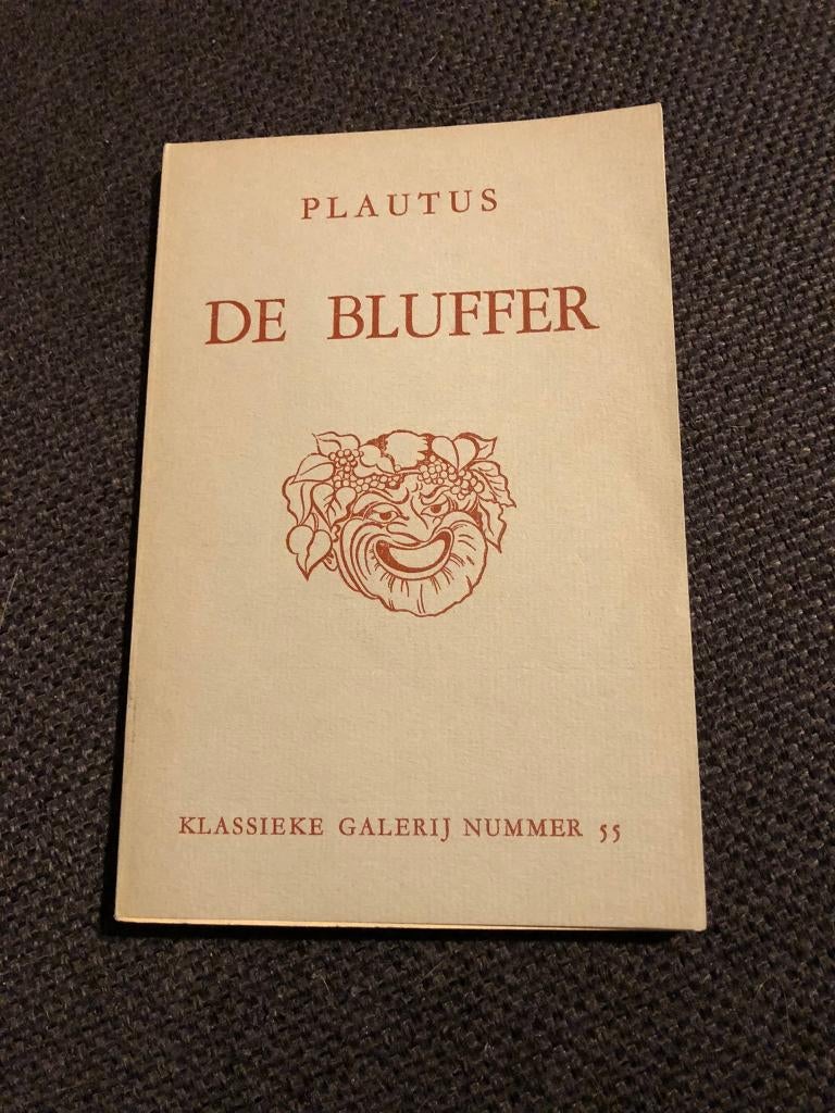De Bluffer - Plautus *Klassieke Galerij Nummer 55, Boeken, Literatuur, Gelezen, België, Ophalen of Verzenden