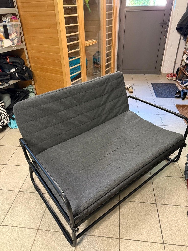 Ikea Hammarn (Slaap)bank, Maison & Meubles, 75 à 100 cm, Synthétique, Moins de 150 cm, Banc droit
