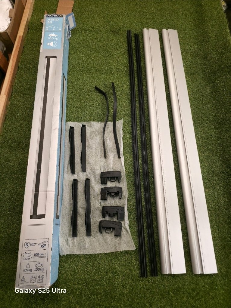 NORAUTO AERO 3S 108 cm aluminium dakdragerbuizen, Ophalen, Nieuw