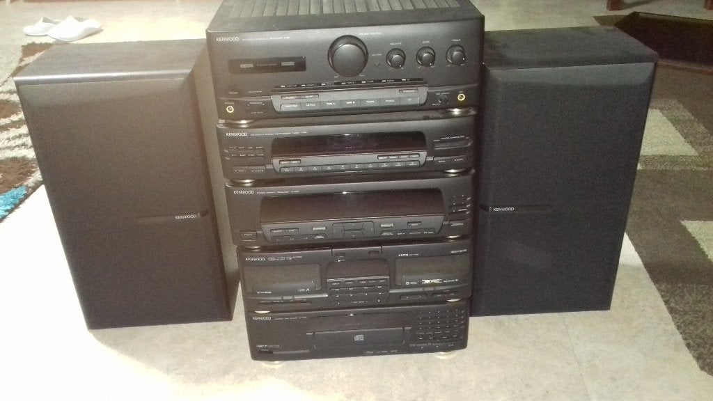 Chaine hifi kenwood, Audio, Tv en Foto, Stereoketens, Ophalen, Zo goed als nieuw, Cassettedeck, Overige merken