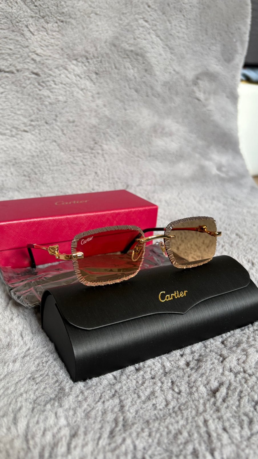 Lunette de soleil Cartier, Ophalen of Verzenden, Nieuw, Grijs, Bril