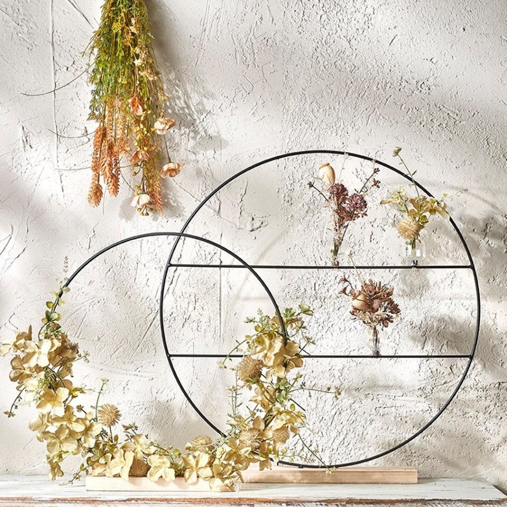Flowerhoop Ringen op Houten voet, Ophalen, Nieuw, Knutselmateriaal