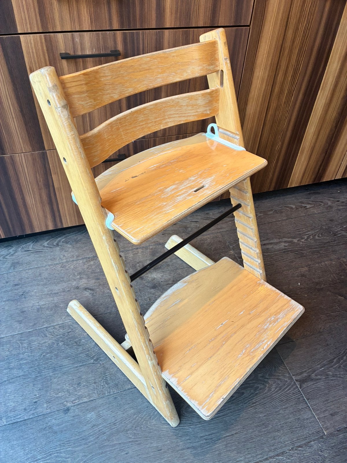 Tripp Trapp van Stokke met accessoires, Kinderen en Baby's, Ophalen, Gebruikt, Meegroeistoel, Gordel(s)