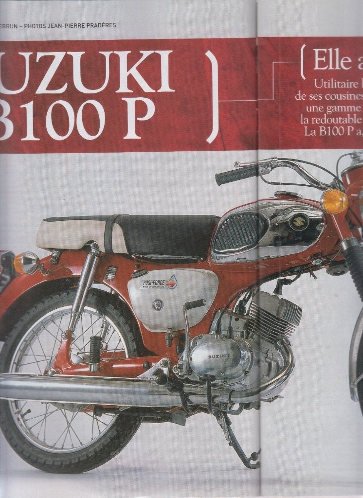 1968 Moto Suzuki B 100P collection, Verzenden, Gelezen