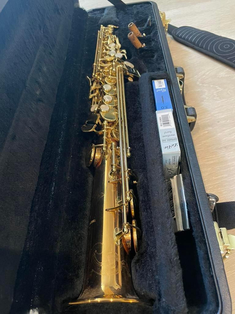 Yanagisawa S-992 sopraan saxofoon, Muziek en Instrumenten, Ophalen, Sopraan, Met koffer