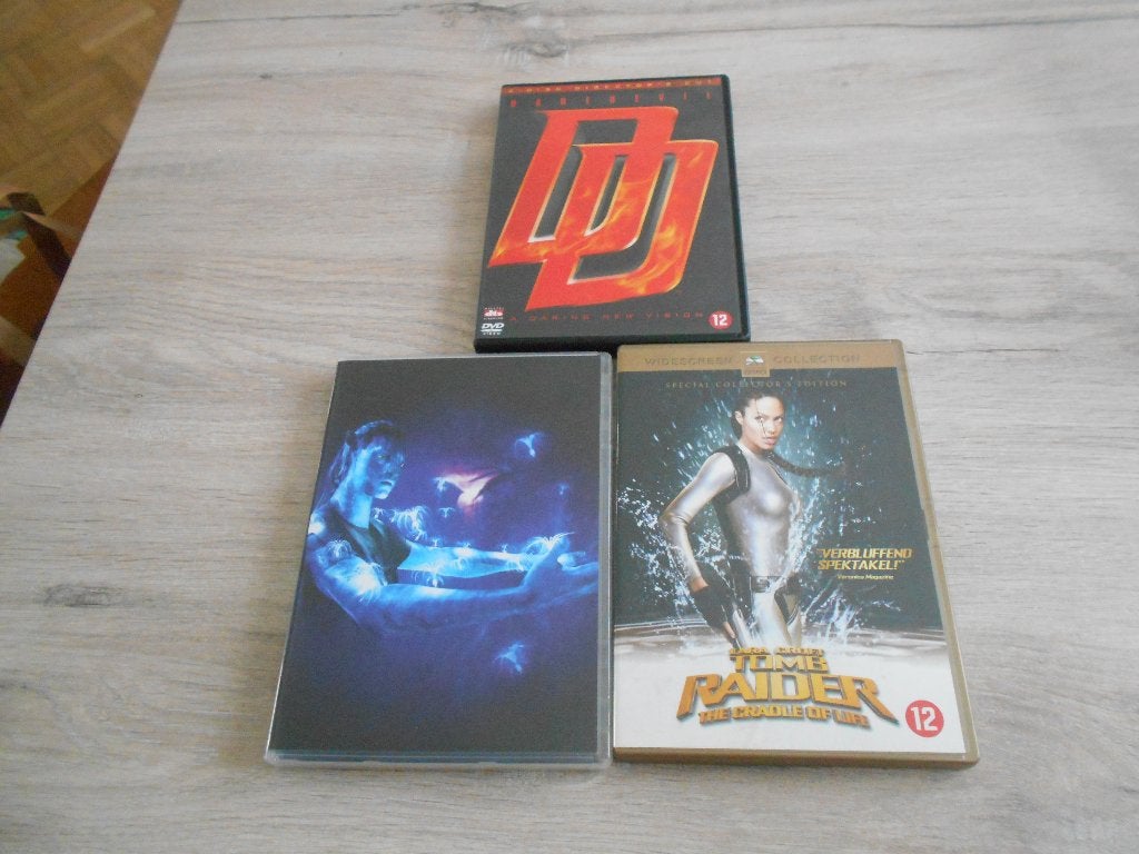 dvd avatar , daredevil en tomb raider, Ophalen of Verzenden, Zo goed als nieuw