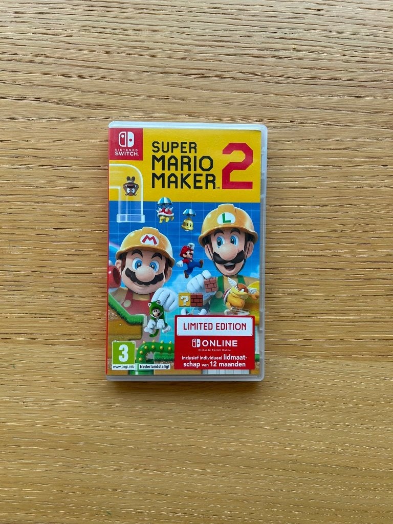 Super Mario Maker 2 Nintendo Switch, Games en Spelcomputers, Games | Nintendo Switch, Ophalen of Verzenden, Zo goed als nieuw