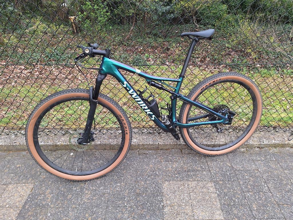 S Works Epic MTB - Gloss Oil/Mint, Fietsen en Brommers, Ophalen, Zo goed als nieuw