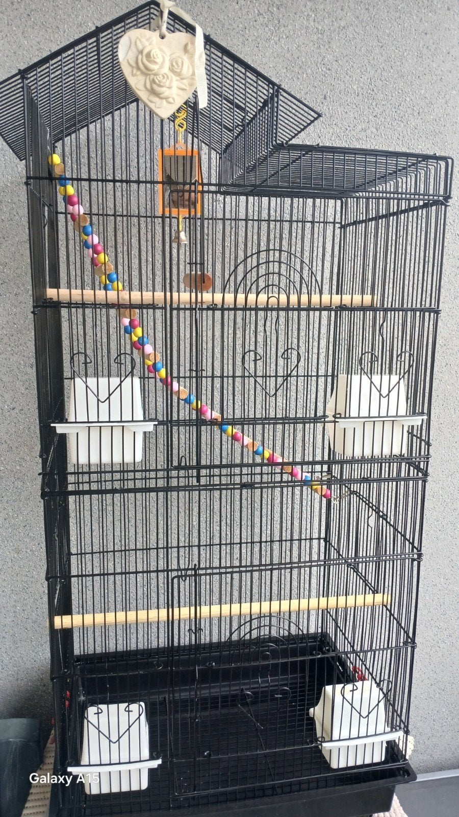 grote vogels kooi 2 weken gebruikt, Ophalen