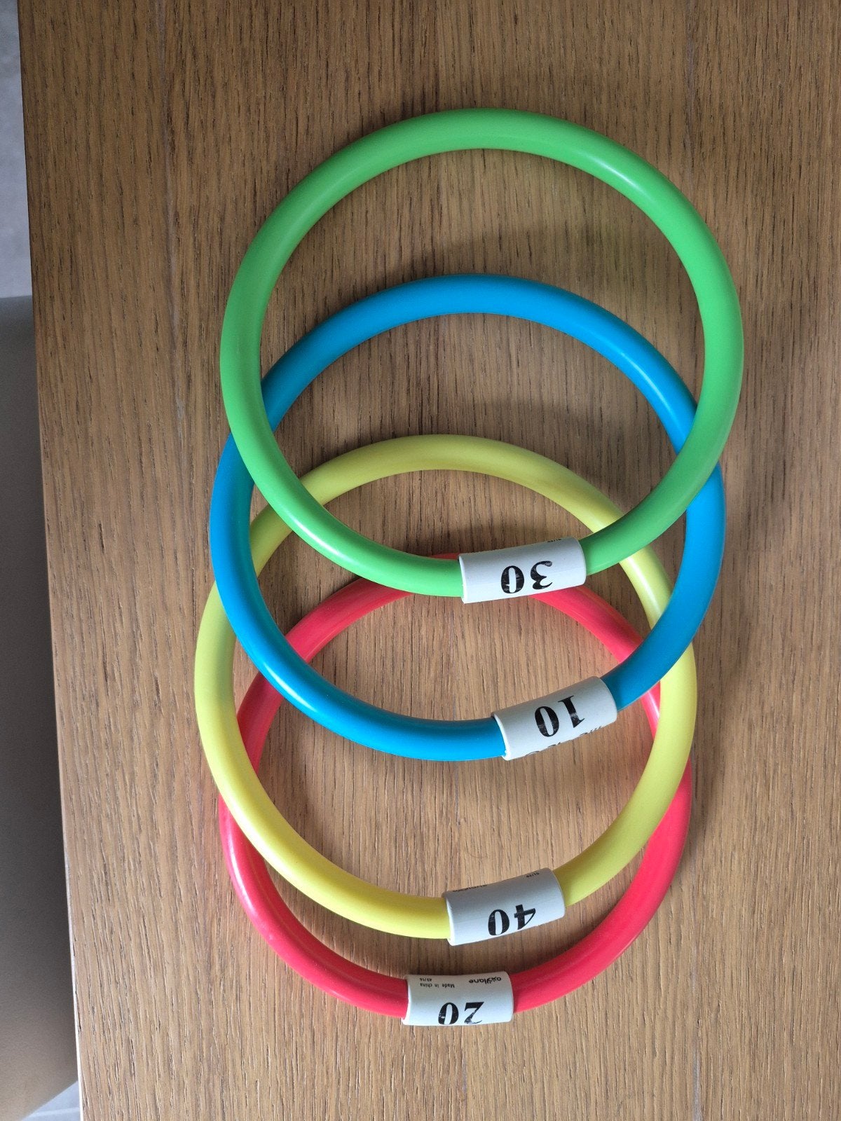 Set van 4 duikringen, Watersport en Boten, Duiken, Ophalen, Gebruikt