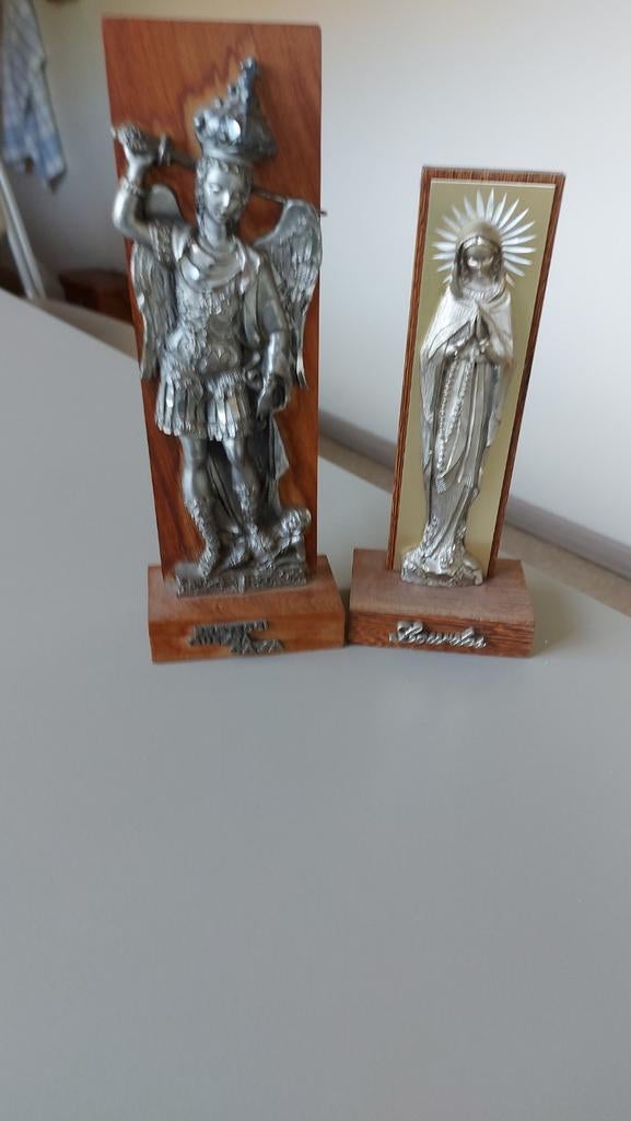 Aartsengel Michael  en o.l.v. van Lourdes, Antiek en Kunst, Ophalen