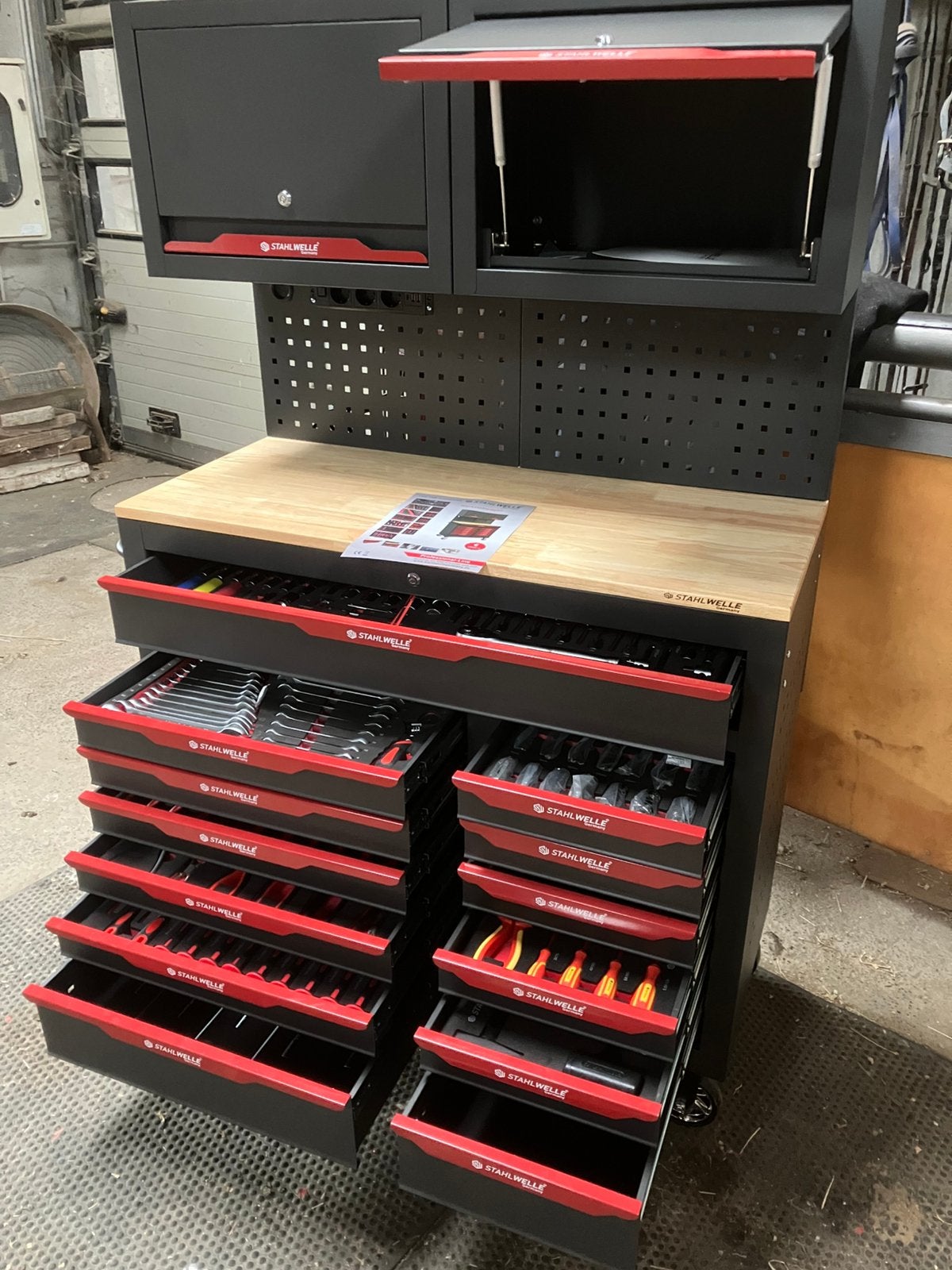 Gereedschapswagen full, Bricolage & Construction, Boîtes à outils, Enlèvement, Remplie, Neuf