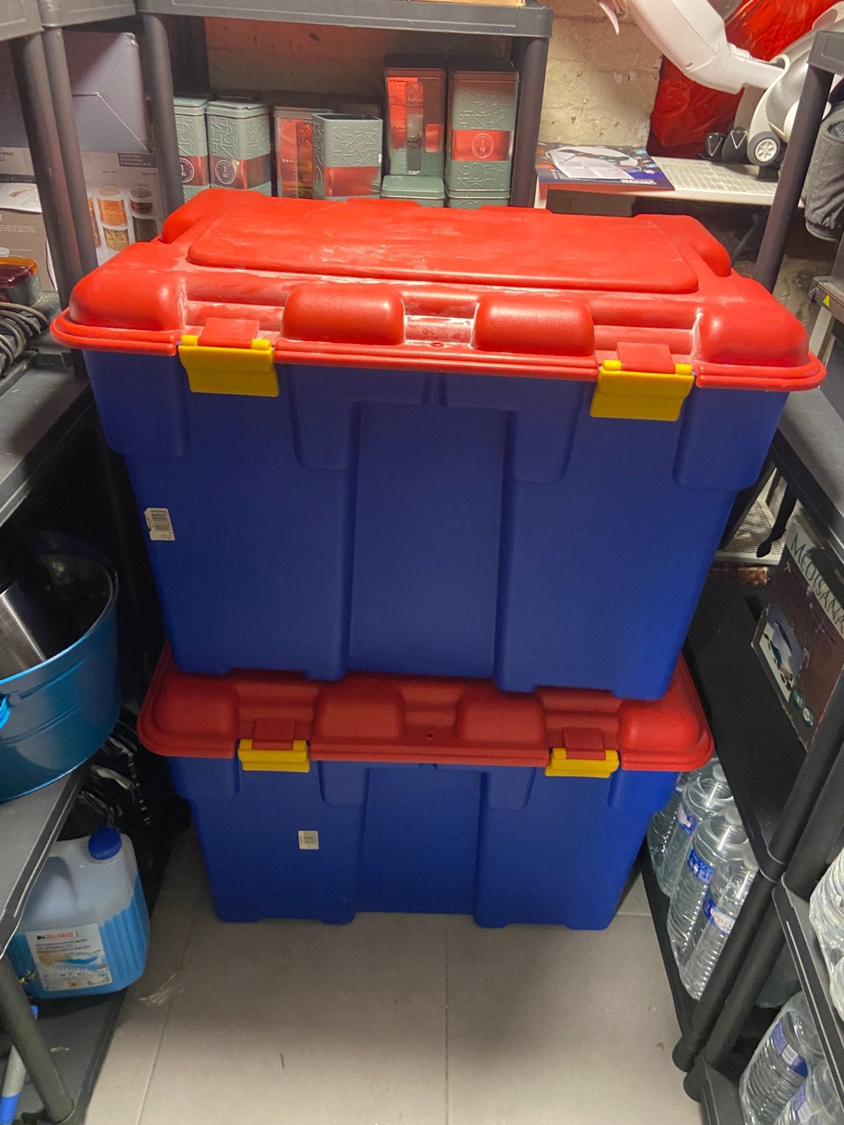 Grand bac de rangement alibert 185 litres chacun, Enlèvement, Comme neuf