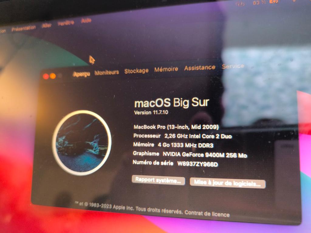 APPLE Mac Book Pro  mid 2009, Informatique & Logiciels, Apple Desktops