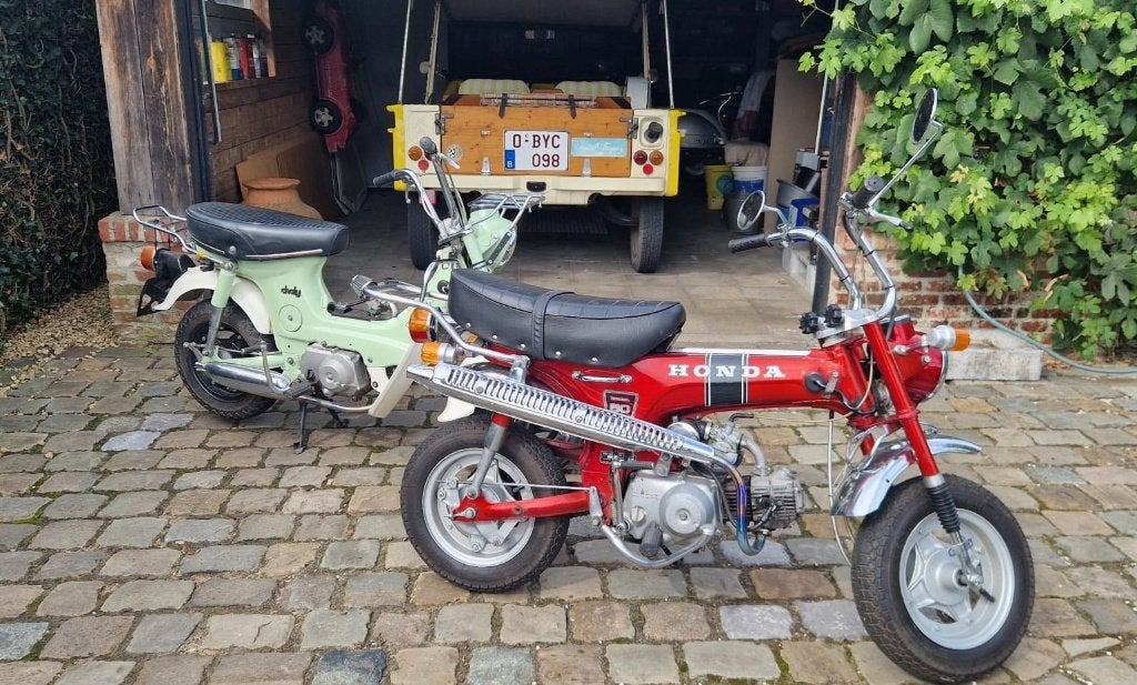 Honda Dax ST50 1974 en Honda Chaly CF 50 - 1976, Fietsen en Brommers, Ophalen, Gebruikt