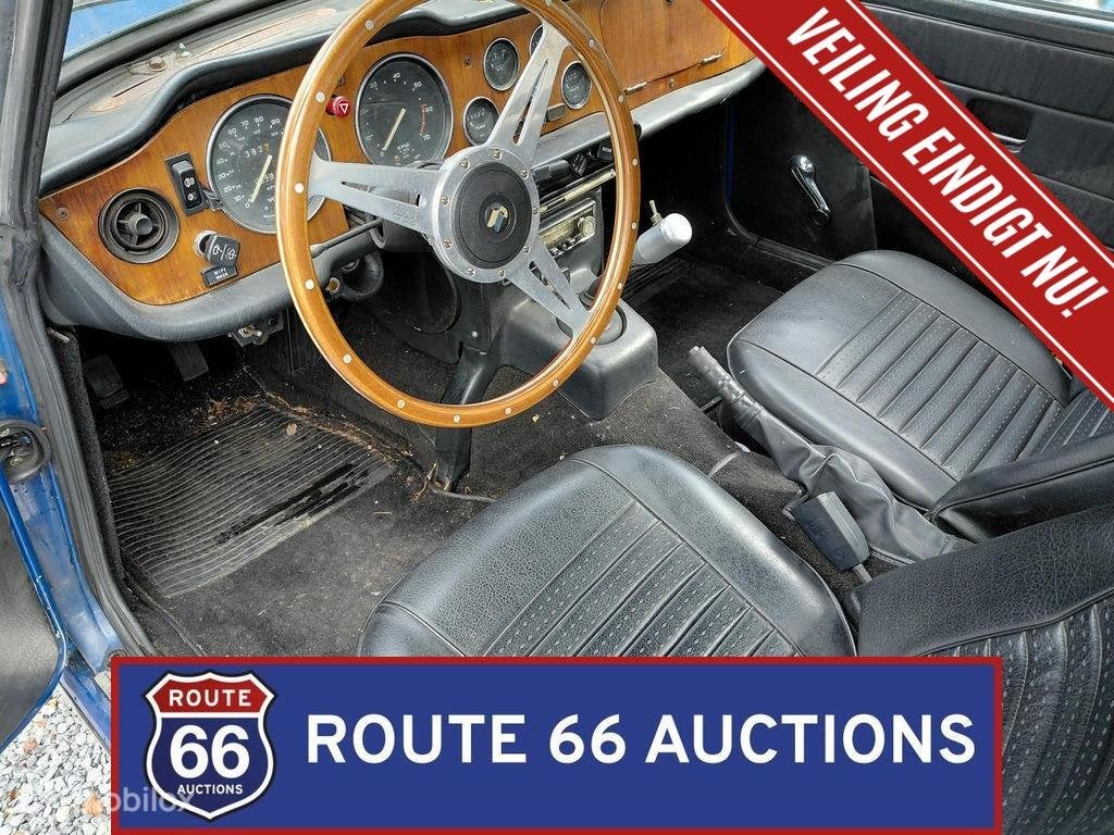 Triumph TR6 | 1976 | Route 66 Auctions, Autos, Achat, Entreprise, Boîte manuelle, Triumph