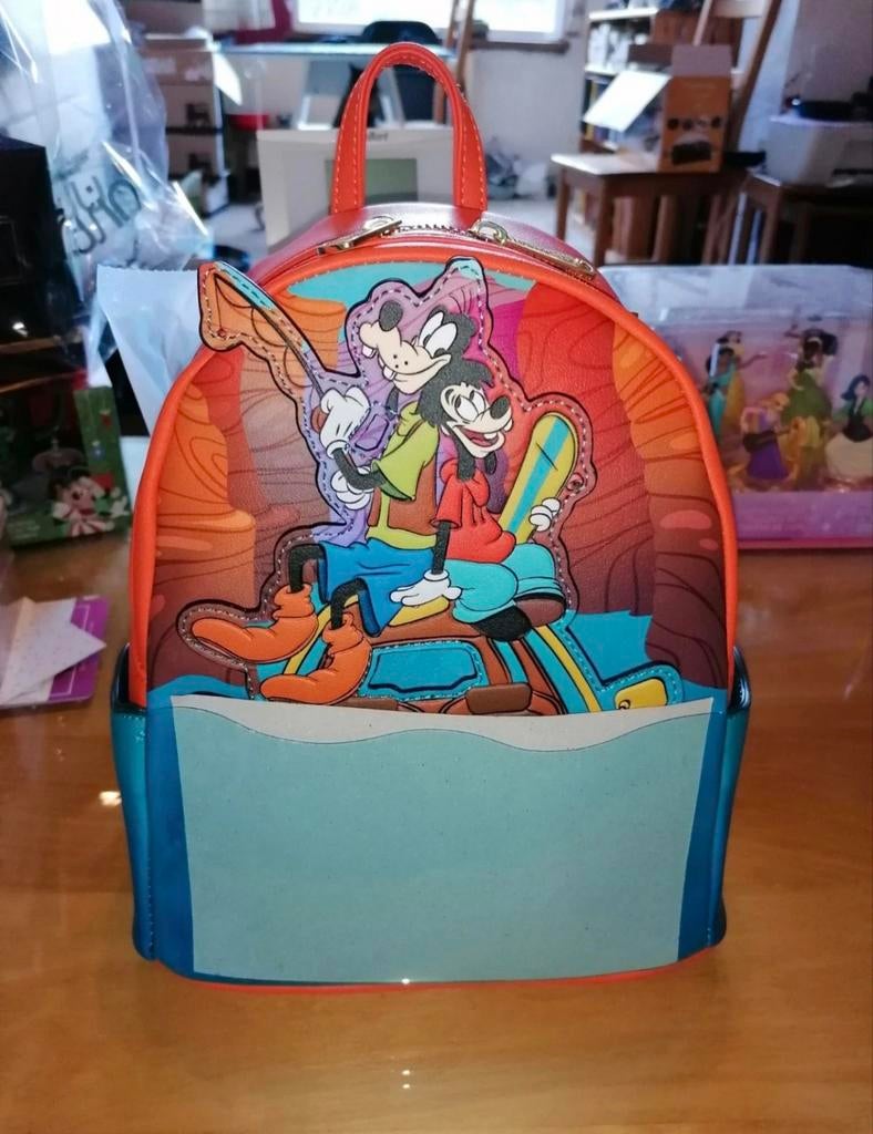 Loungefly 100 jaar Disney Dingo en Max, Verzamelen, Ophalen, Goofy of Pluto, Nieuw, Tas, Koffer of Zak