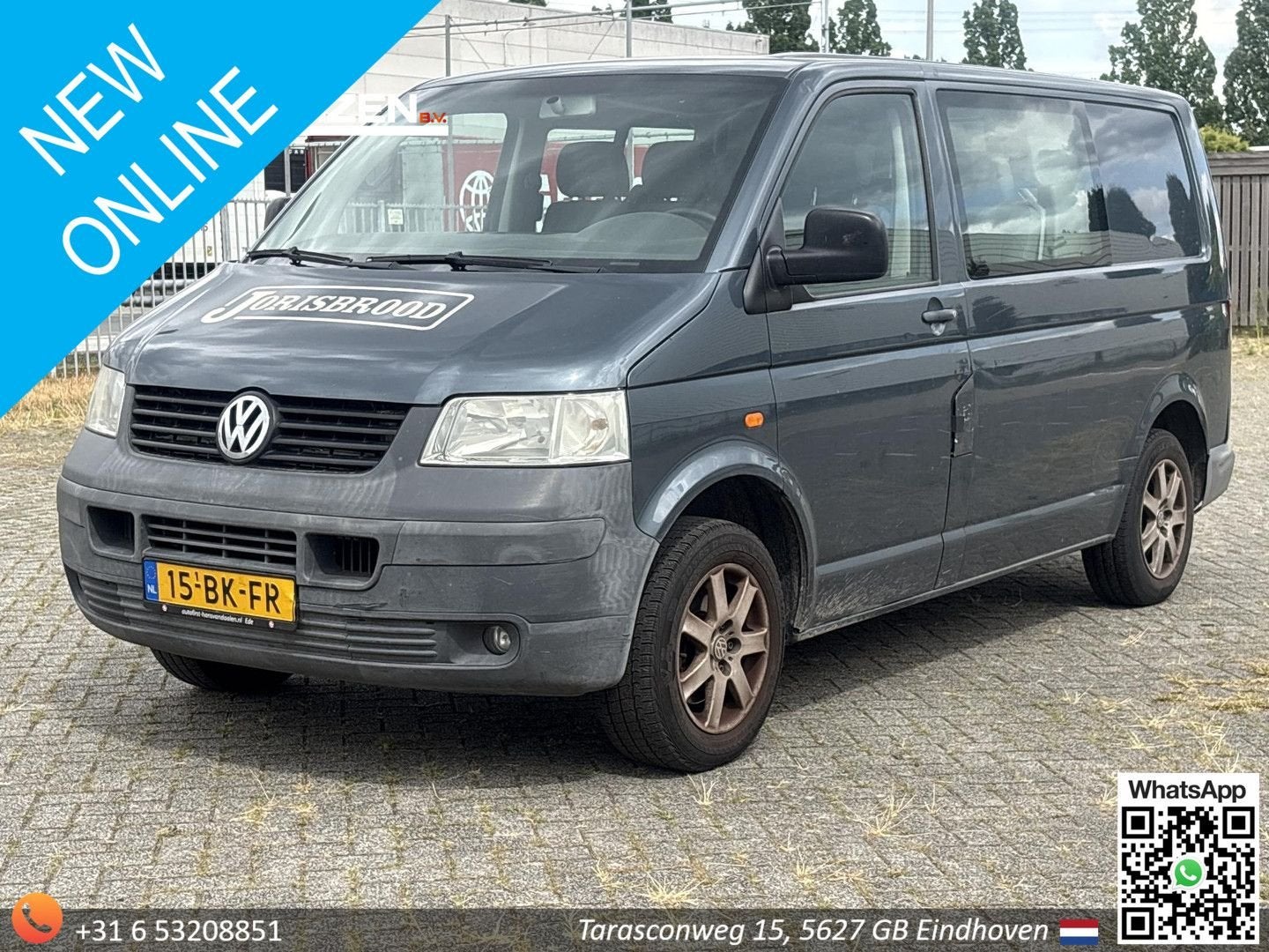 Volkswagen Transporter 1.9 TDI 300 Budgetline Dubbel Cabine, Auto's, Bestelwagens en Lichte vracht, ABS, Bedrijf, Zilver of Grijs
