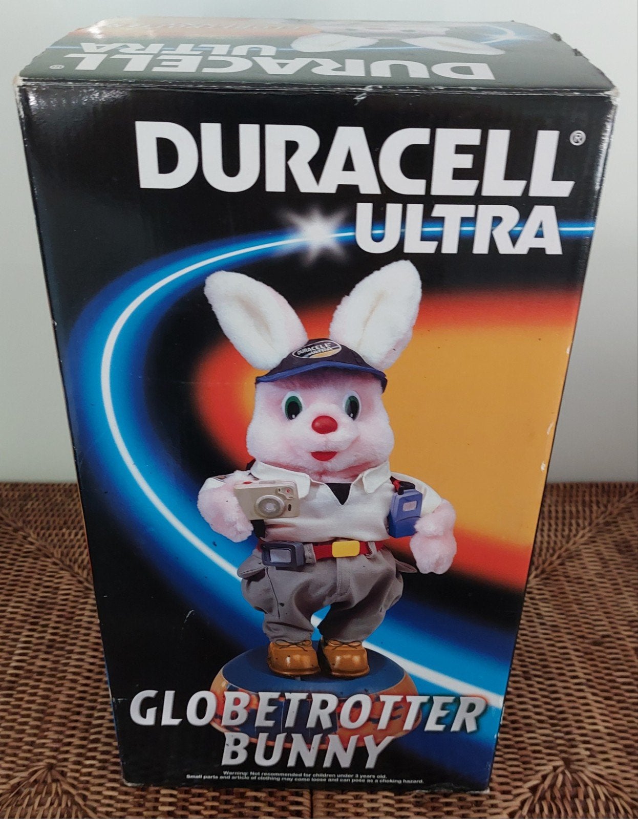 Vintage Duracell Ultra Globetrotter Bunny (In Doos & Perfect, Verzamelen, Ophalen