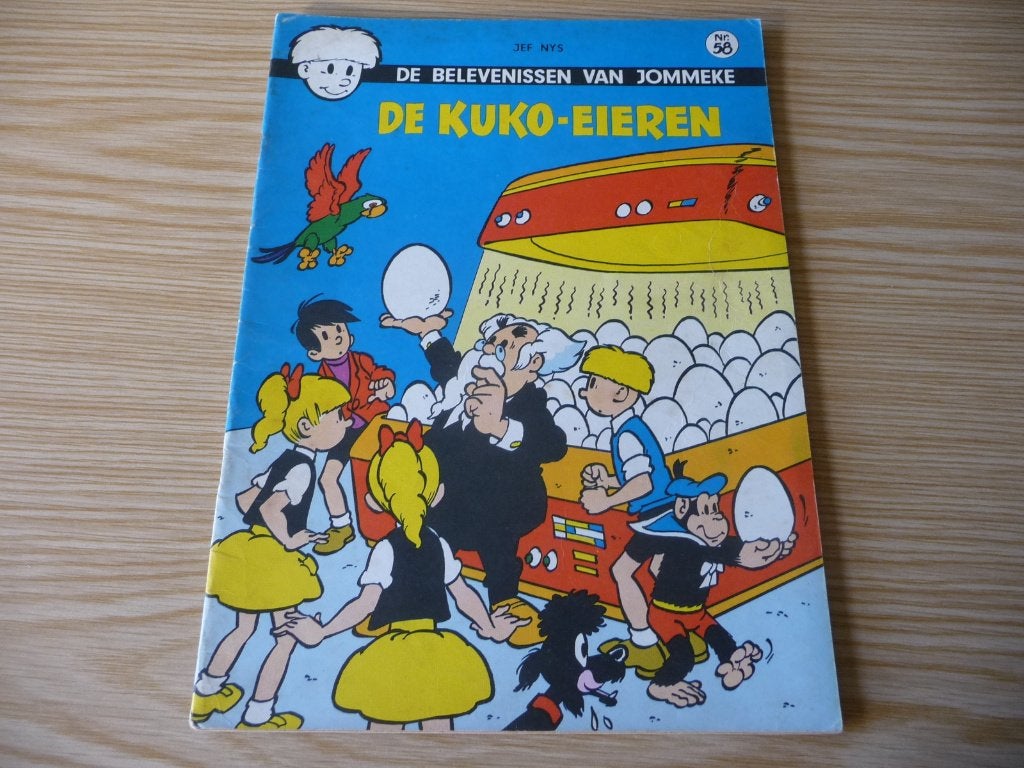 Jommeke - de Kuko-eieren EERSTE DRUK, Boeken, Stripverhalen, Eén stripboek, Jef Nys., Ophalen of Verzenden, Zo goed als nieuw