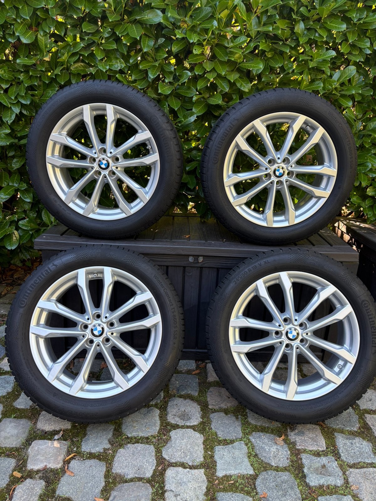 BMW 19" 691 X3 G01 X4 G02 Winterset Conti Runflat + TPMS, Auto-onderdelen, Winterbanden, Band(en), Ophalen, 19 inch