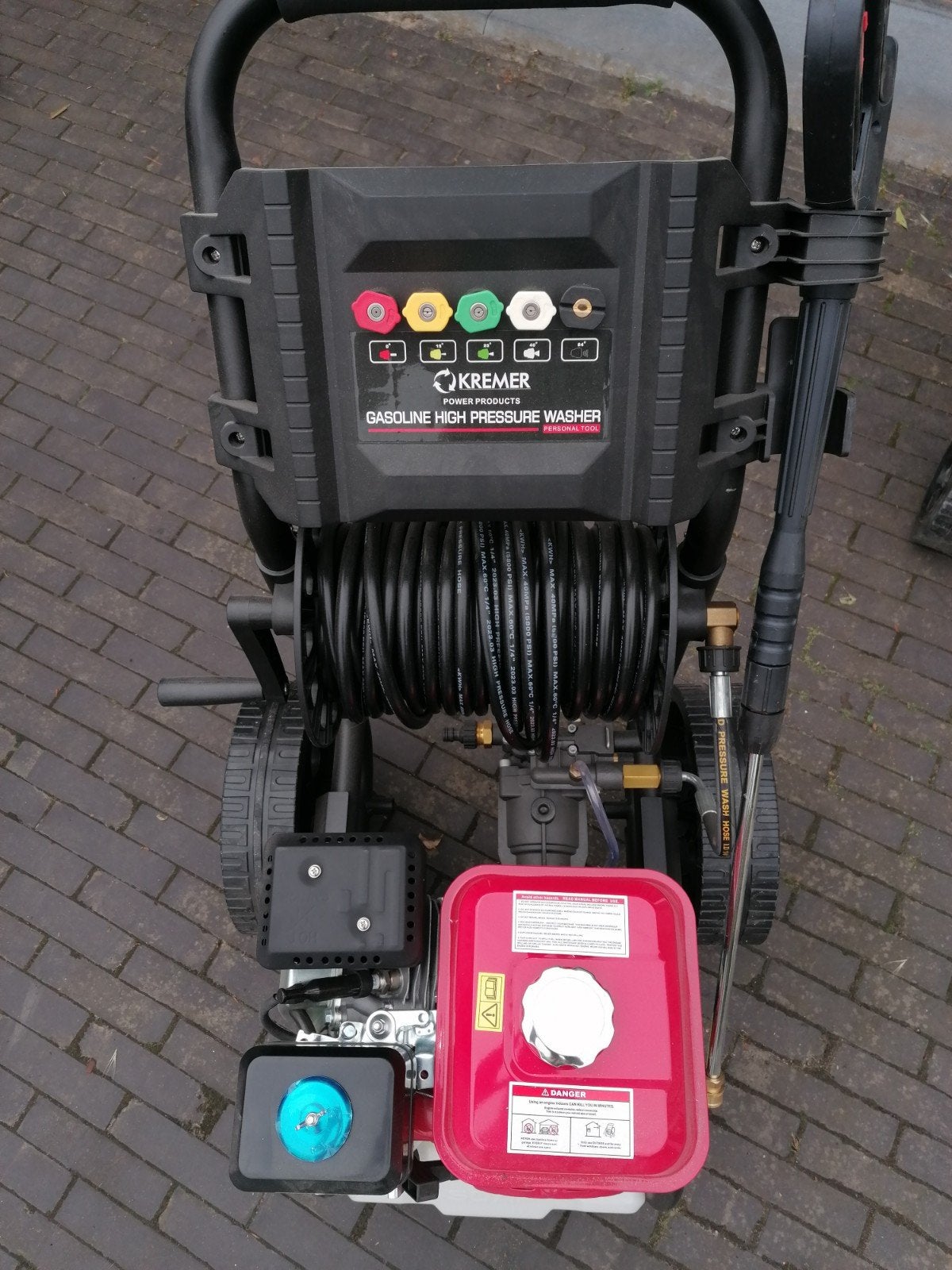 Kremer Hogedrukreiniger op benzine, Tuin en Terras, Hogedrukreinigers, Ophalen, Benzine, Nieuw, Kremer
