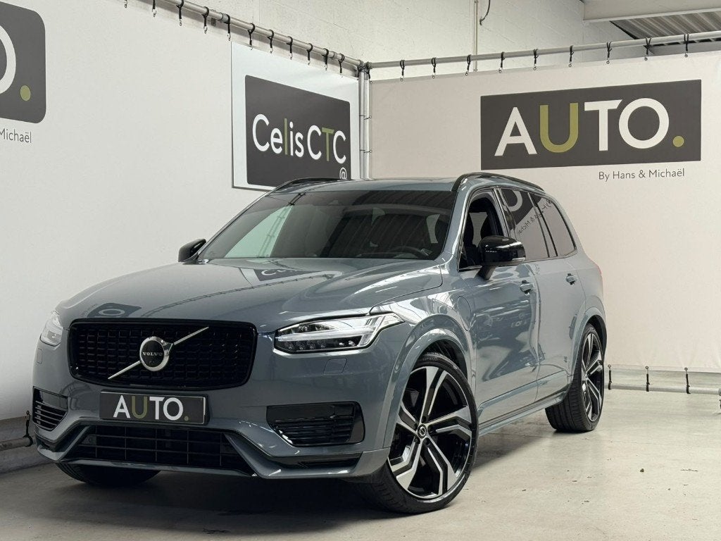 Volvo XC90 T8 R Design 7-ZIT*PANO*LUCHTVERING*B&W*, Autos, Argent ou Gris, Achat, Euro 6, Entreprise
