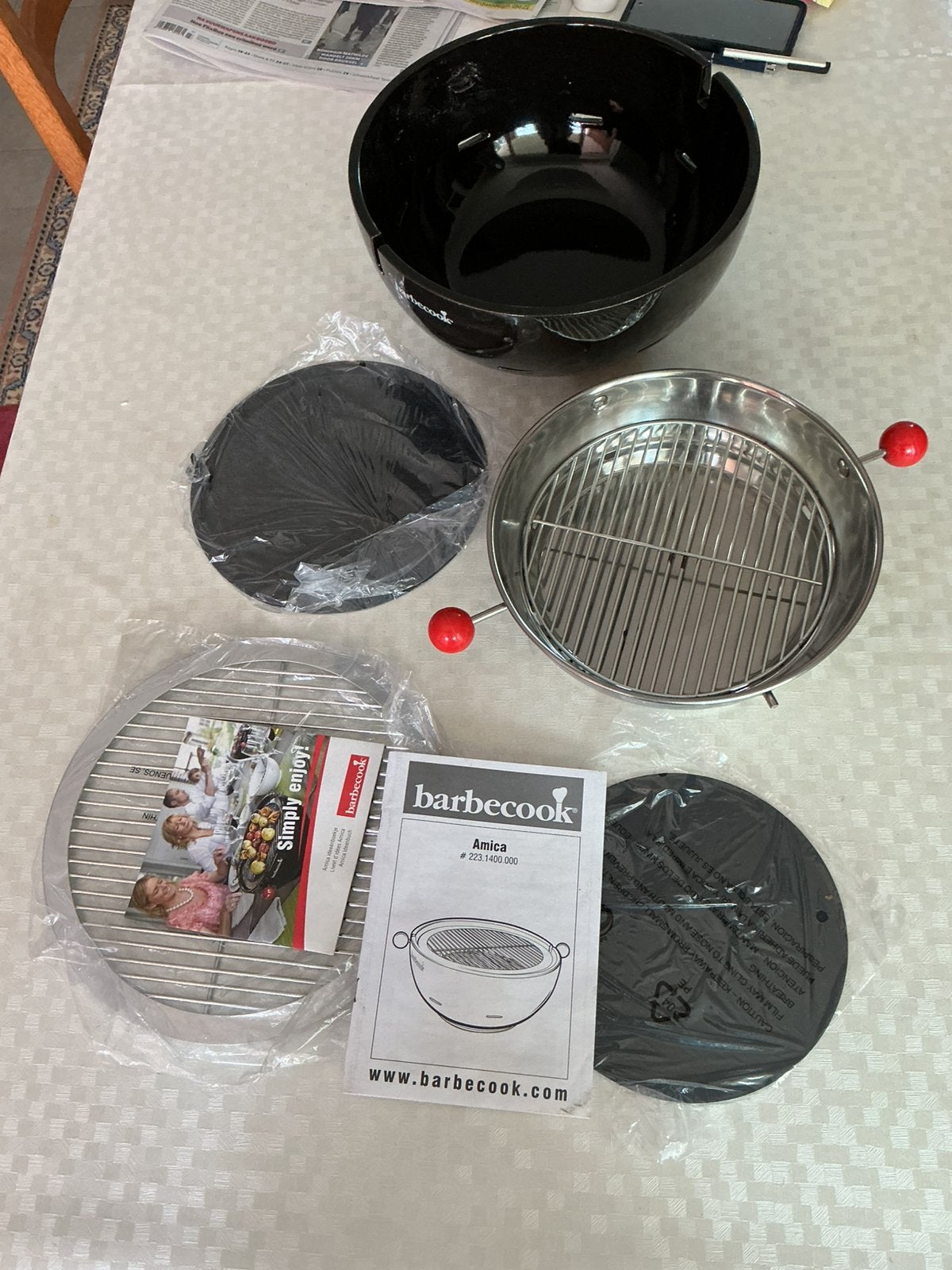 Barbecook tafelmodel amika, Enlèvement, Neuf, Barbecoock, Avec accessoires