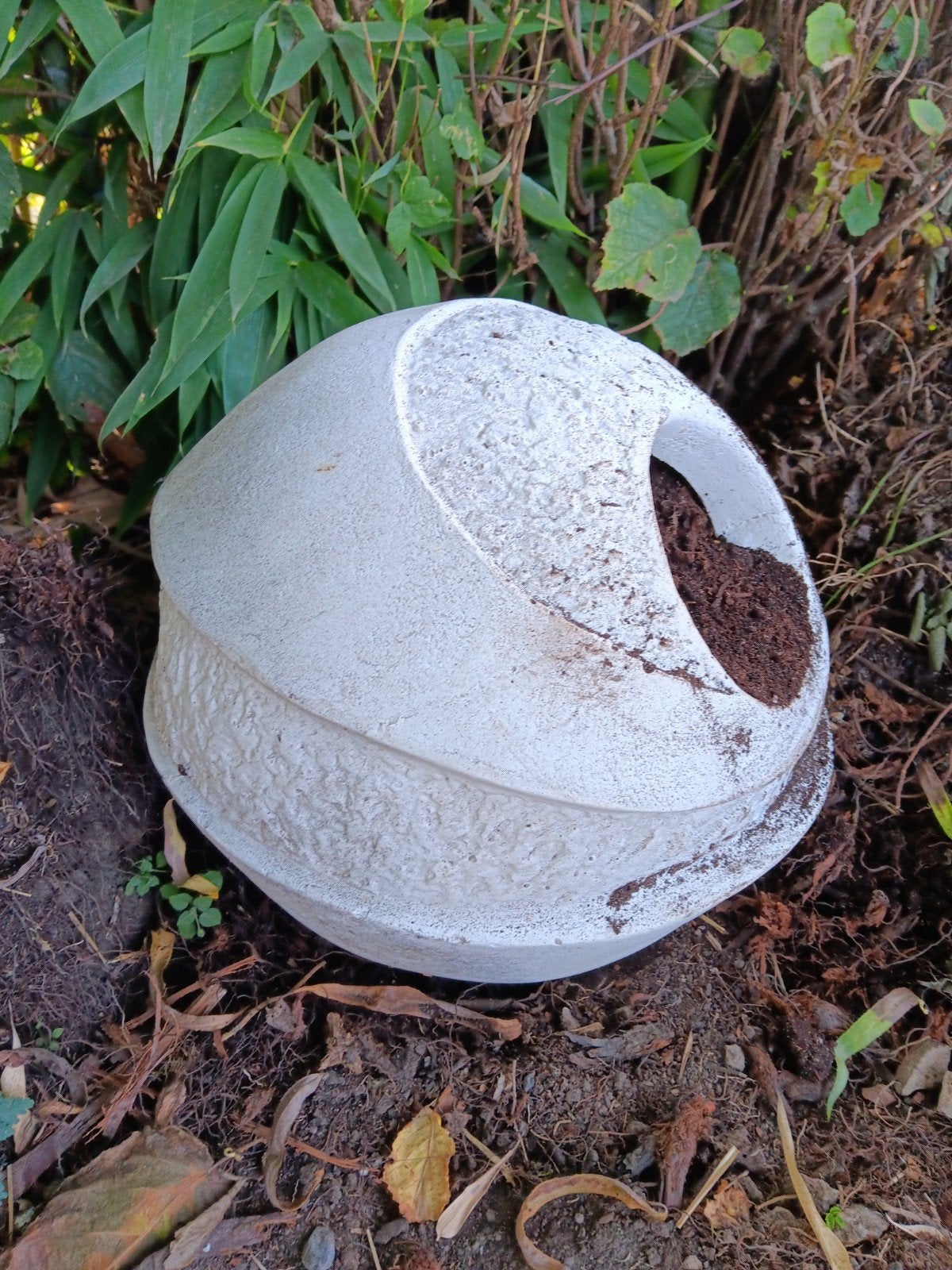 pot de fleurs, Jardin & Terrasse, Enlèvement, Utilisé, Béton