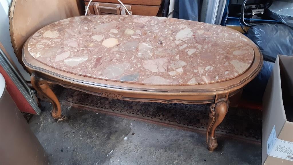 1 Salon tafel retro...., Ophalen