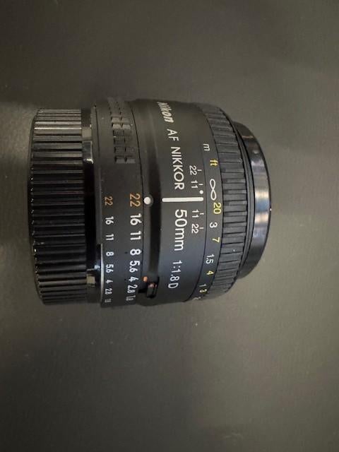 Nikkor AF-D 50mm f/1.8, Audio, Tv en Foto, Ophalen, Gebruikt, Standaardlens