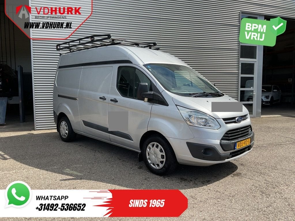 Ford Transit Custom 2.2 TDCI 155 pk L2H2 Carplay/ 2.8t Trekv, Auto's, 197 g/km, Bedrijf, Parkeersensor, Ford