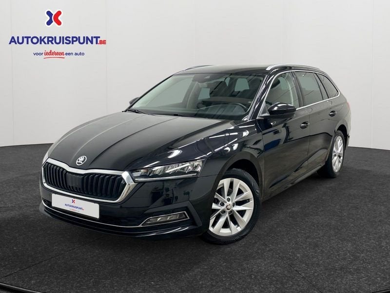 Skoda Octavia 1.0TSI Clever GPS Camera Dig.Airco Verw.Zetels, Auto's, Voorwielaandrijving, Gebruikt, Android Auto, Leder en Stof