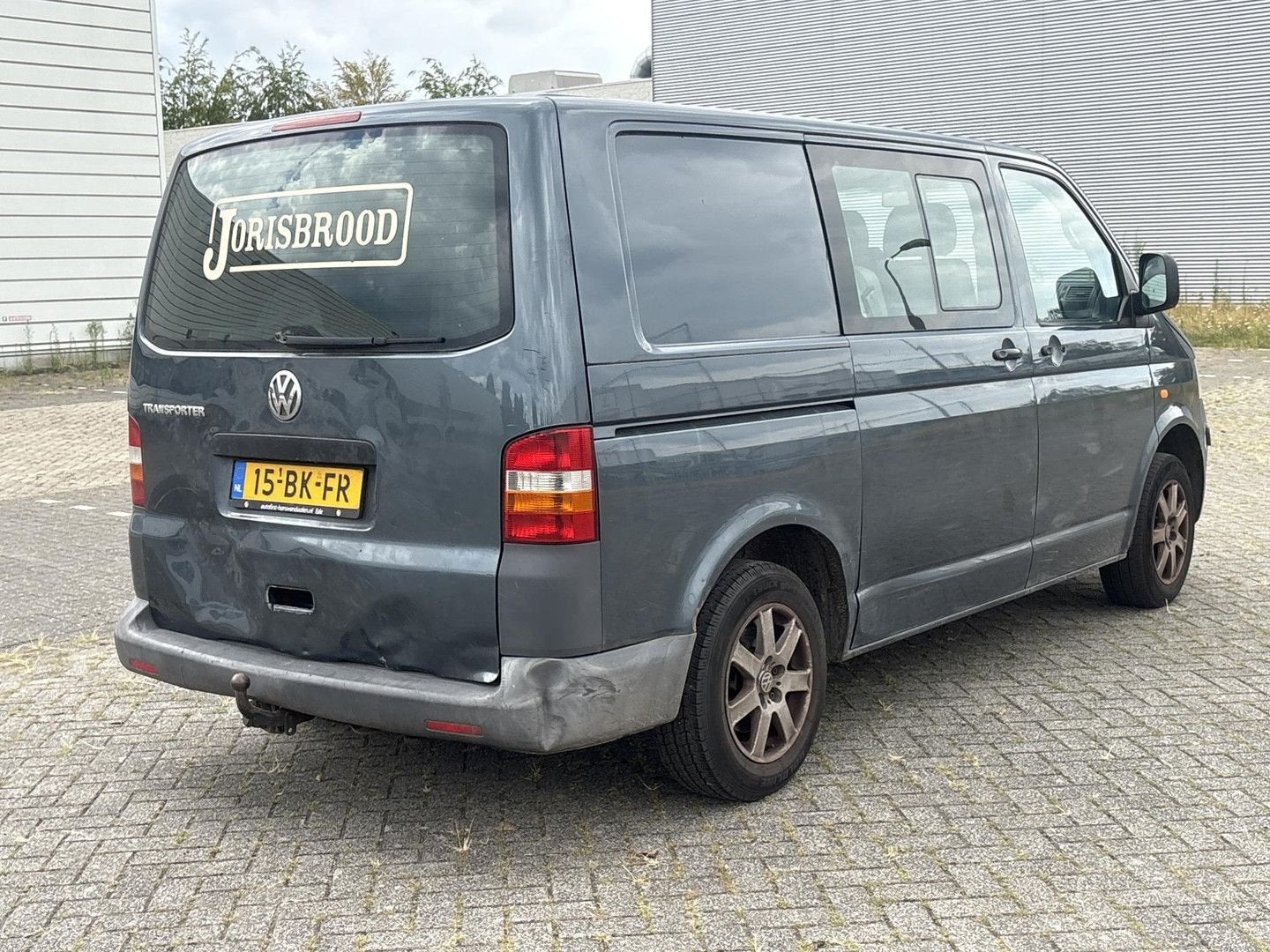 Volkswagen Transporter 1.9 TDI 300 Budgetline Dubbel Cabine, Auto's, Bestelwagens en Lichte vracht, ABS, Bedrijf, Zilver of Grijs