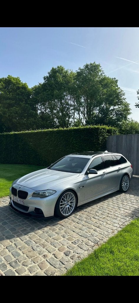 Bmw 535D lichte vracht, Autos, BMW, Particulier, Série 5, Diesel, Euro 5, Break, 5 portes, Automatique, Argent ou Gris, Noir, Cuir